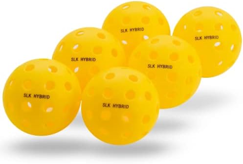 SELKIRK SLK היברידי כדור חמוצים מקורה וחיצוני | 40 חור כדורי חמוצים חיצוניים ומקורה | USAPA אישר